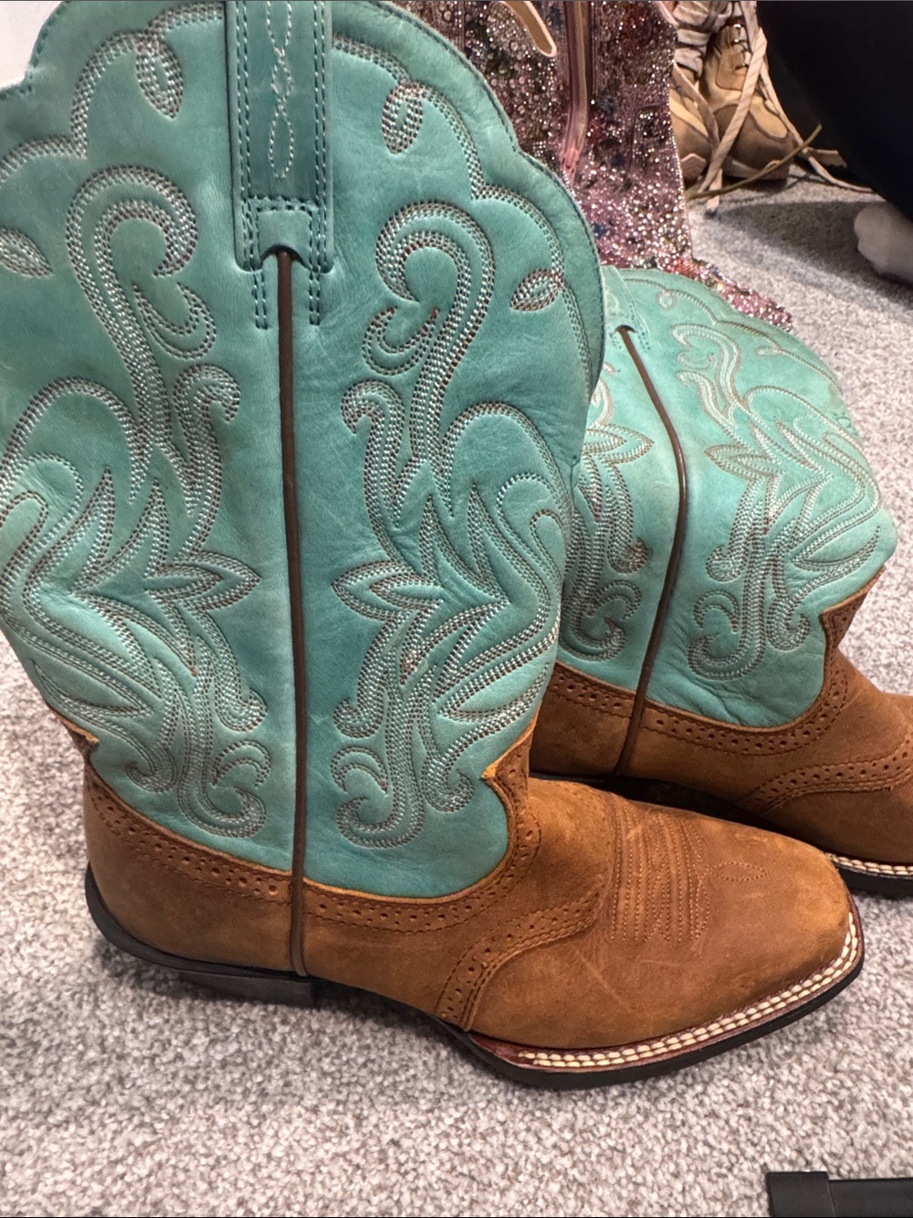 Ariat Teal Boots